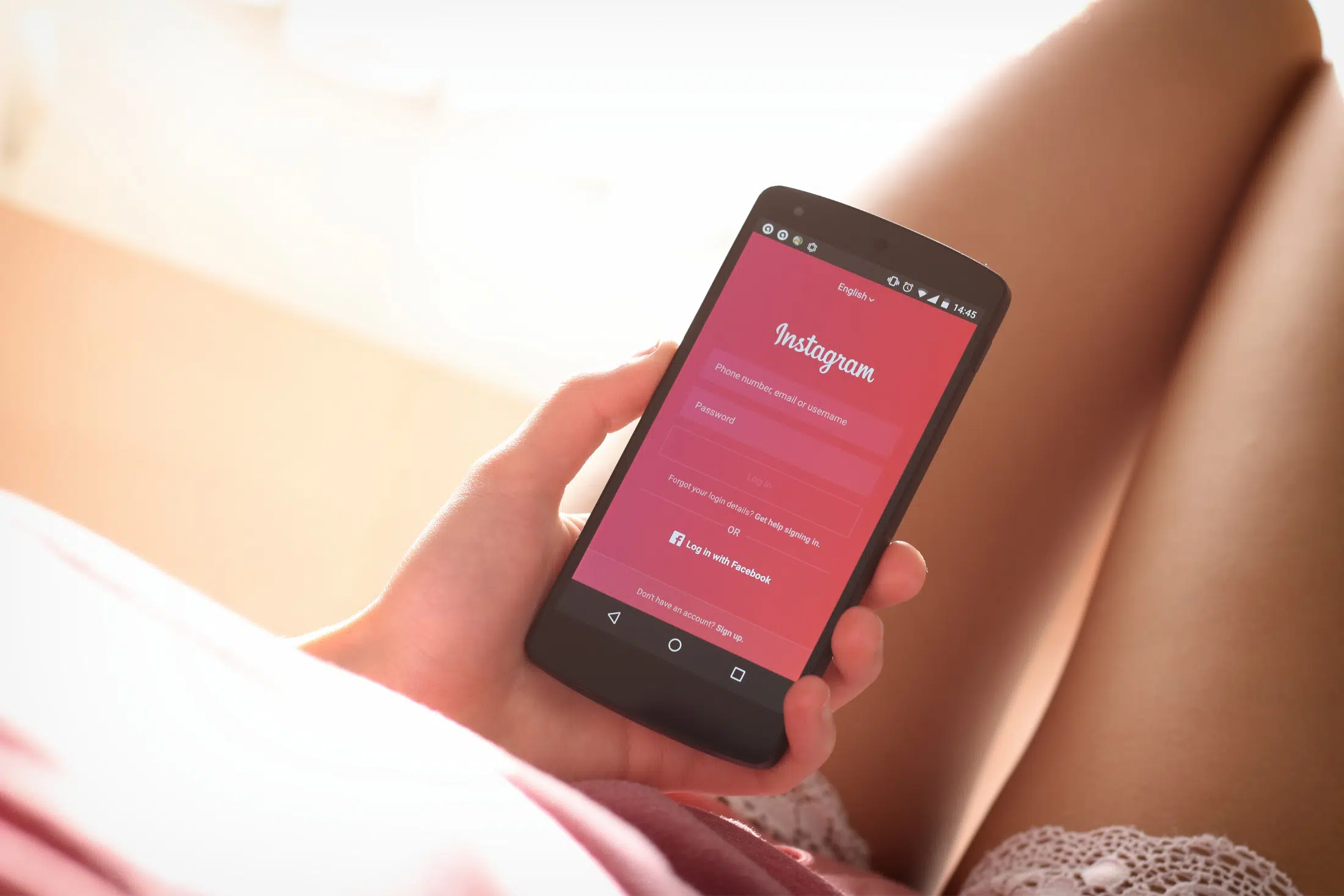 instagram login