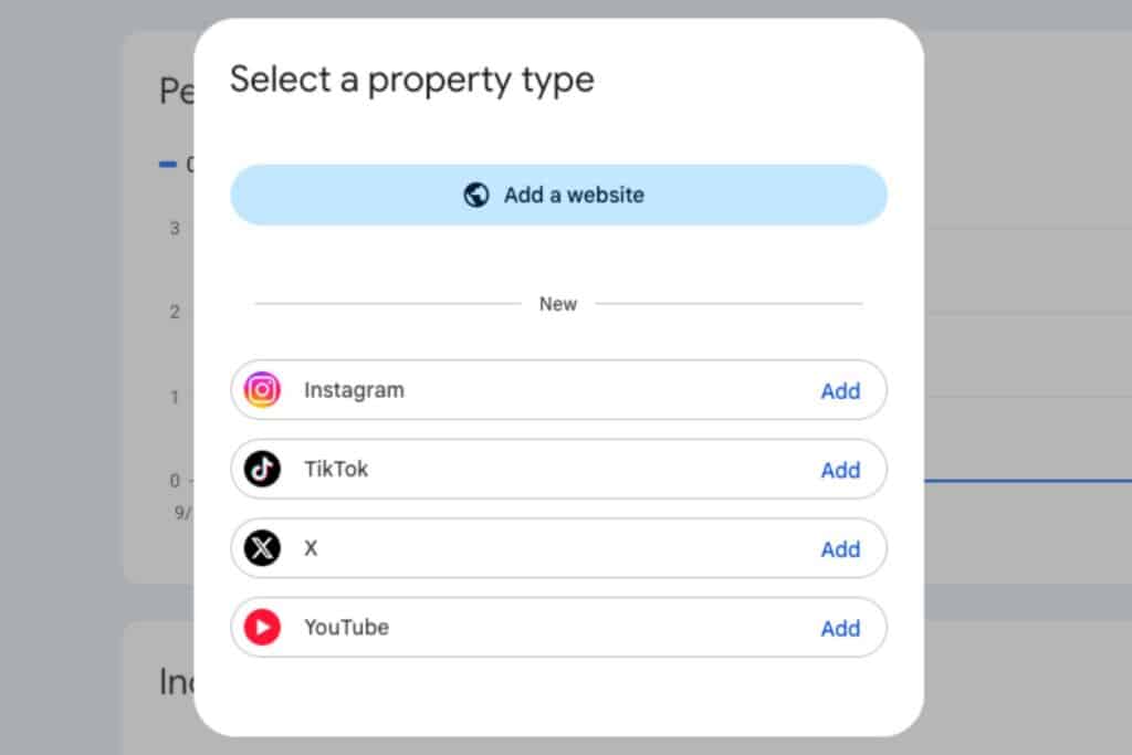 search console platform properties