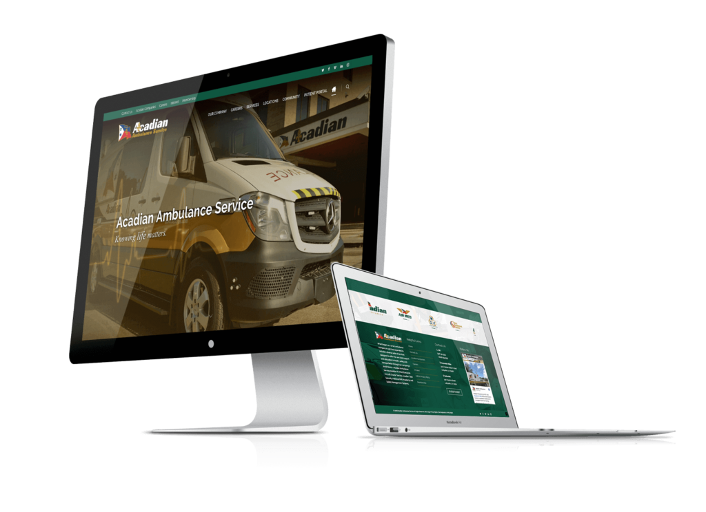 Responsive Website Design Services for the Acadian Ambulance