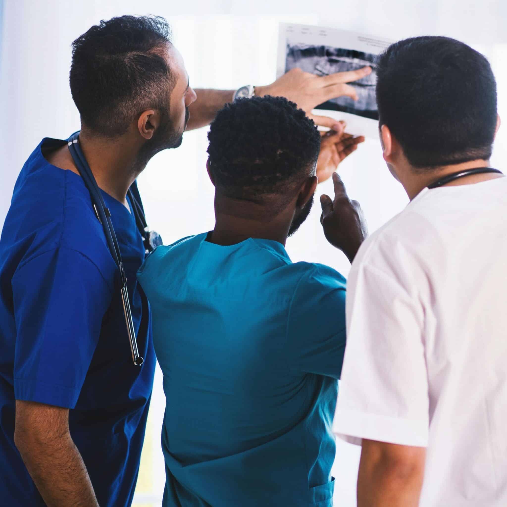 dentists looking at an xray dentists looking at an xray