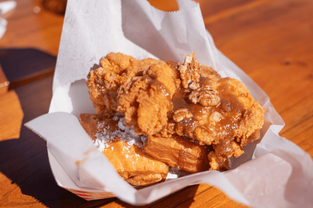 Chicken Beignets from 2024 Beignet Fest in New Orleans