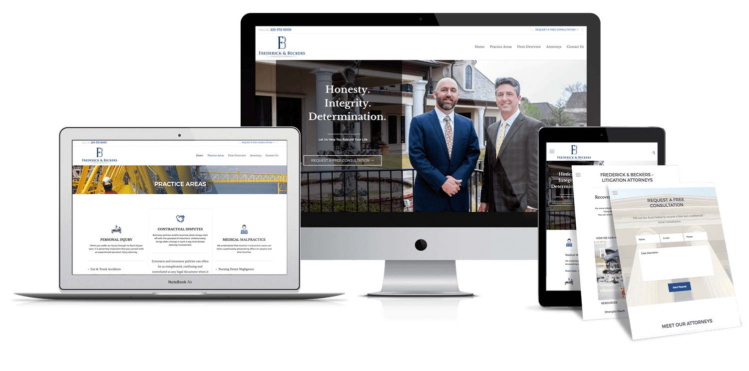 Website Design Services for Frederick & Beckers