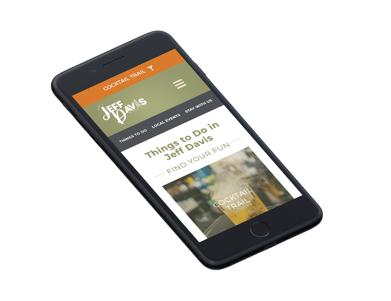 JDP_iPhone Jeff Davis Parish mockup