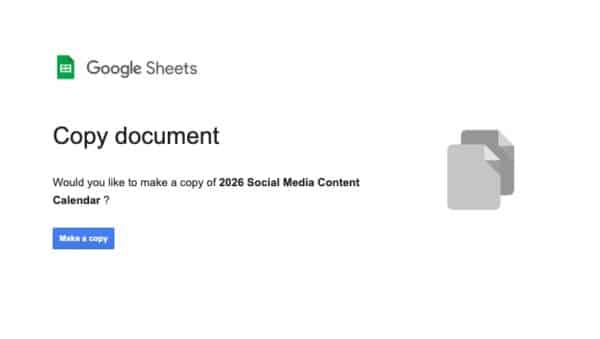 Make a copy Make a copy