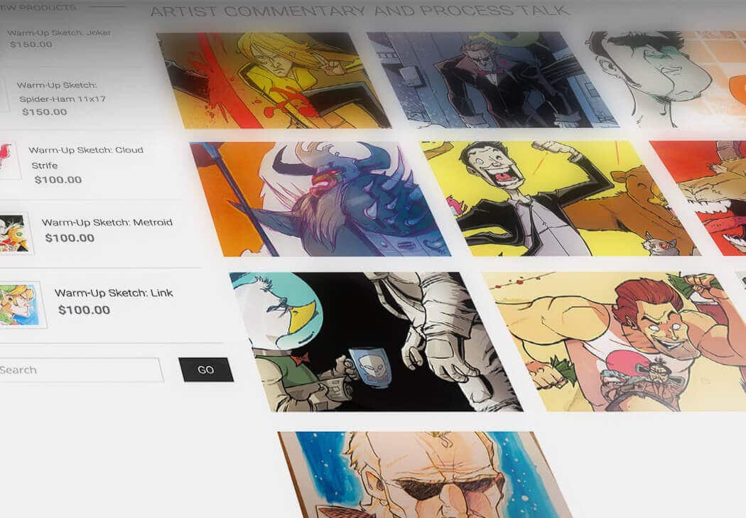 Rob Guillory products page