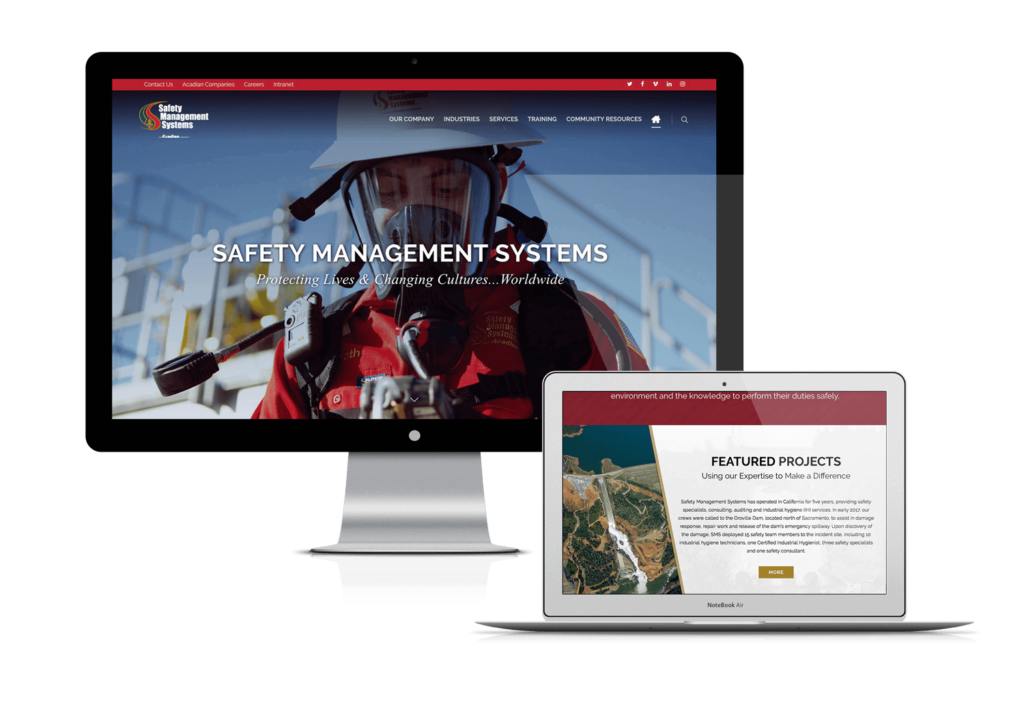 Responsive Website Design Services for Safety Management Services