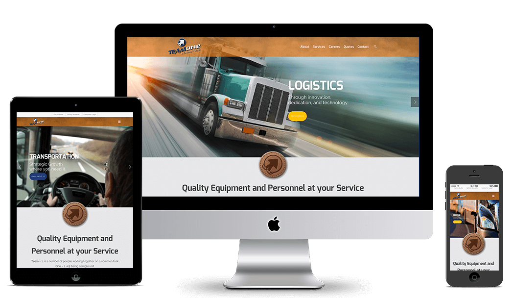 TeamOne-Logistics-Website-Design