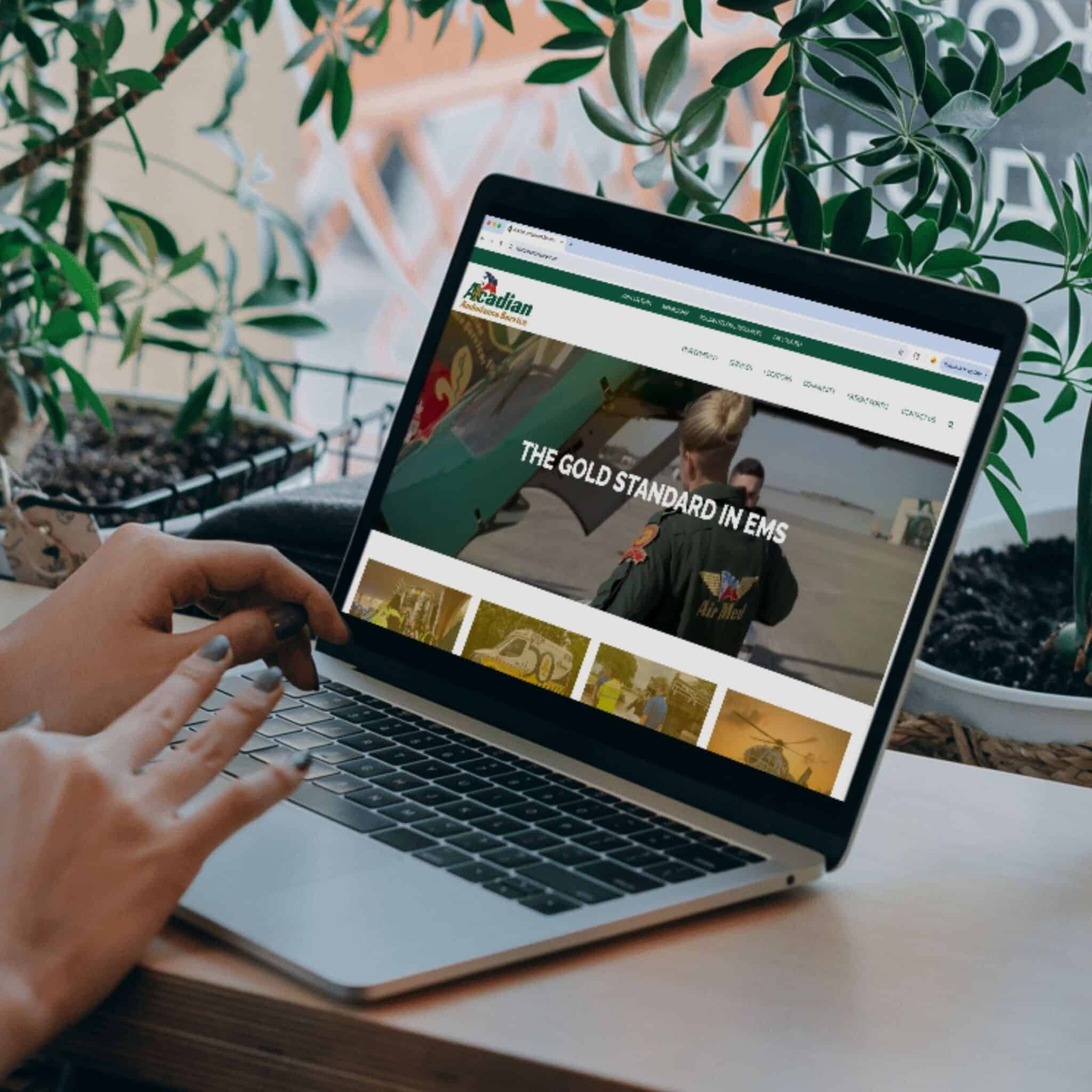 person exploring a website person exploring a website