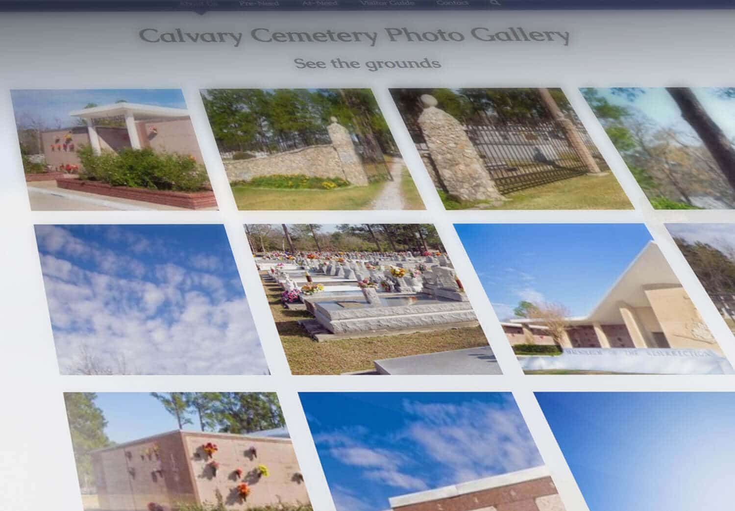 Calvary Cemetery Interactive Photo Gallery