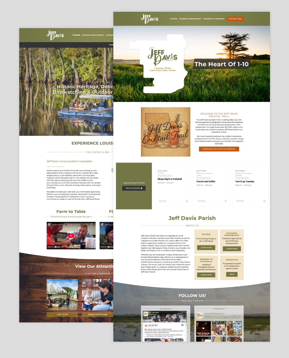 jdp-screenshots Jeff Davis Parish web design