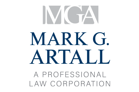 Mark G. Artall: A Professional Law Corporation Logo