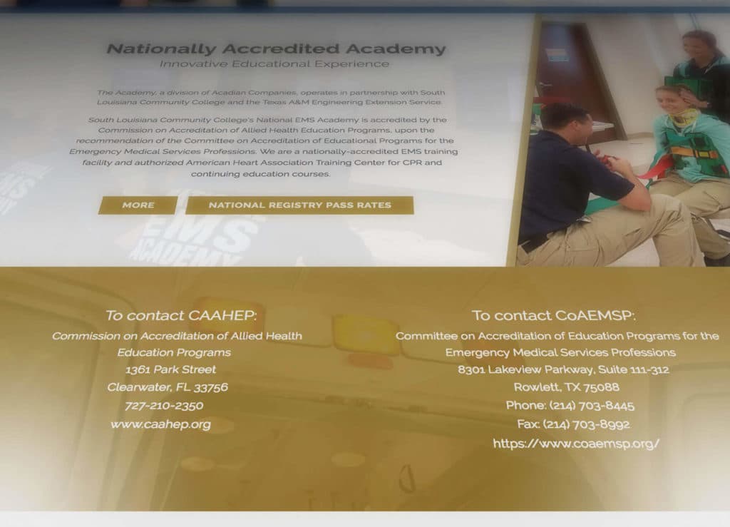 nationally accredited academy