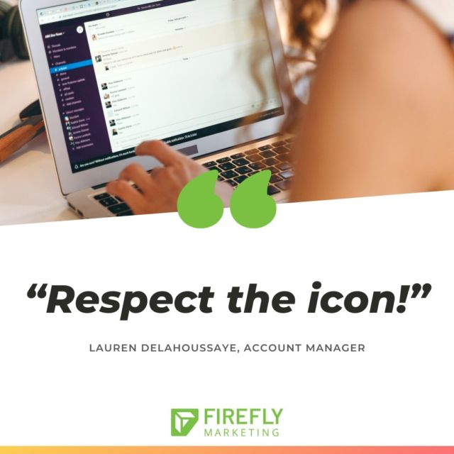 When it comes to Slack, Lauren lives by the status icons (like a true icon😎).