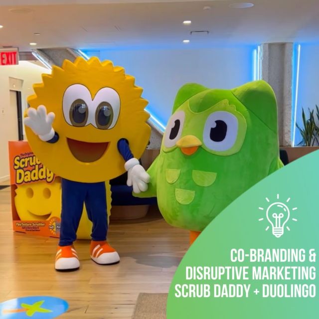How many of you have seen the viral collab videos from Duolingo & Scrub Daddy? 🙋‍♀️

Not only are these videos turning heads, but they are also making many companies wonder, ""Should we be doing that?"" 🤨❓

Short answer: It depends. 
Long answer: 
https://marketwithfirefly.com/disruptive-marketing-tactics-duolingo-scrubdaddy/

#marketingtrends #tiktok #disruptivemarketing