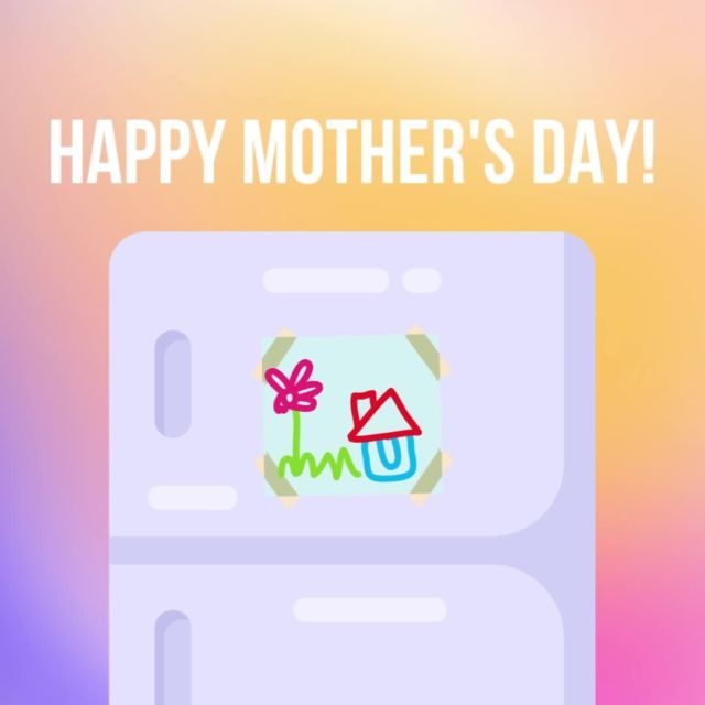 Shoutout to the moms that would always hang our art on the fridge, even when it was ugly. Happy Mother's Day! 😍💚