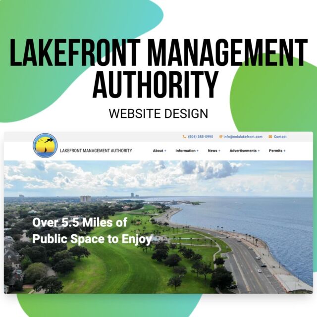 Remember, your website should work ✨with✨ you and not against you! 

We worked with Lakefront Management Authority to develop a user-centric, easy to navigate website that is both desktop and mobile friendly.