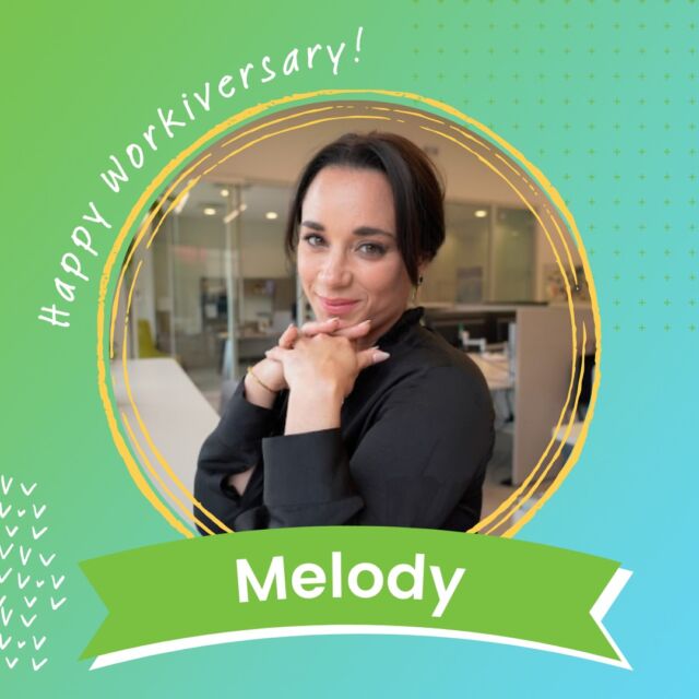She came back for more and we're so glad she did!!! 👏👏👏

Goals are reached, initiatives are put in motion, and she does it all with humility and grace. Thank you for building up our team and never hesitating to jump into the weeds.

Happy Workiversay, Melody!