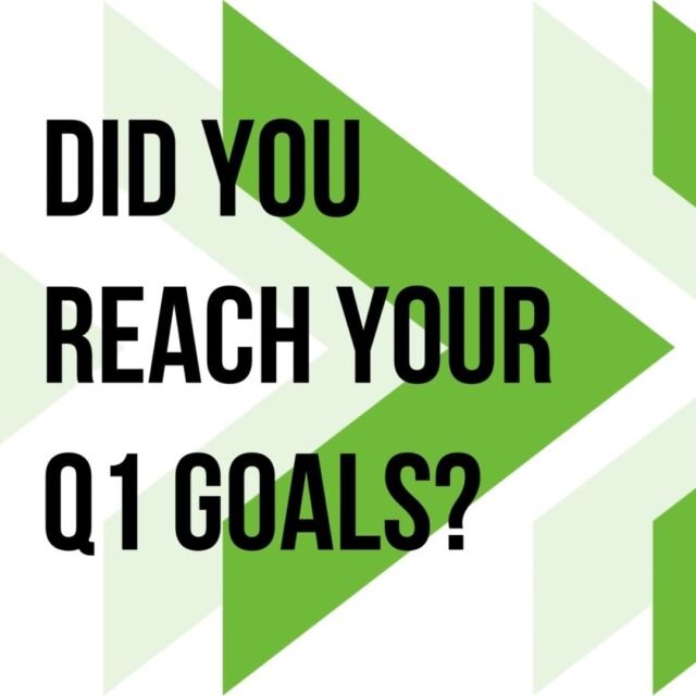 As we wind down Q1 and step into a new season, it's a perfect time to look at how your marketing efforts are supporting your business goals. 📈📊

Take some time with your team and ask yourself some questions:

✔️ Did we reach our goals for the quarter or make progress toward our annual goals?
✔️ Which strategies worked best for us and which ones missed the mark?
✔️ How are we stacking up against our competitors?
✔️ What adjustments can we make to reach our goals for Q2?