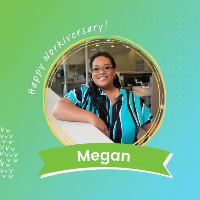 🥳 Happy Work Anniversary, Megan! 🥳

Today we celebrate 3 years with our amazing Project Manager! From start to finish, we are so grateful for everything you do to keep our projects moving smoothly (and for keeping us so organized!)👏✨

Cheers to you today and everyday! 🎉