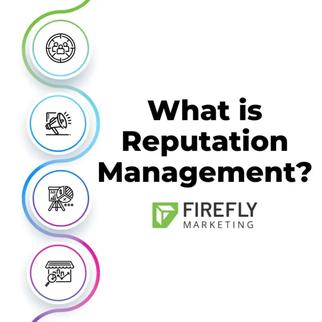 Reputation management is an effort to influence how people think about you or your brand. In other words, it’s the internet’s grapevine. 🗣️

Reputation management is more than just your online reviews. It also encompasses online perceptions, social media mentions, articles, and more. ⭐️

Want to learn more? Check out our blog, where we dive into all things reputation management!