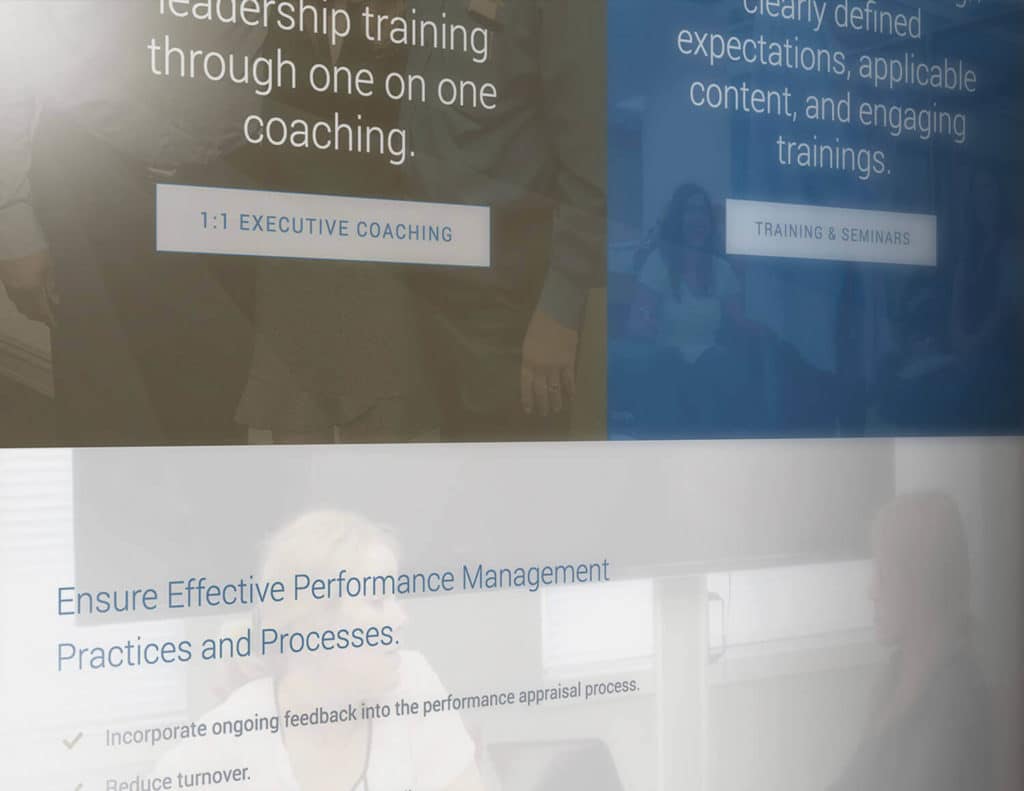 Training Management Seminars Website Preview